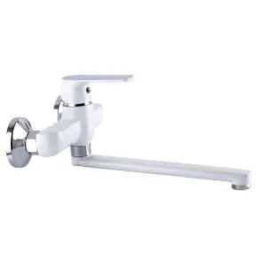 Змішувач для кухні зі стіни Globus Lux Laguna GLA-0104-7-WHITE №1