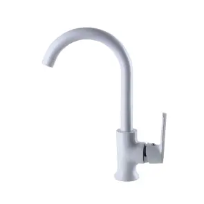 Змішувач для кухні Globus Lux Laguna GLA-0203SL-7-WHITE №6