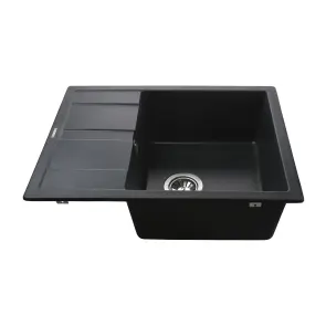 Гранітна мийка Globus Lux ONE графіт 650х500мм-А0001 №4