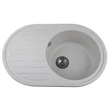 Гранитная мойка Globus Lux OHARA жемчужный 770х500мм