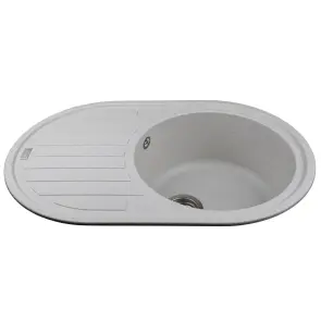 Гранитная мойка Globus Lux OHARA жемчужный 770х500мм №2