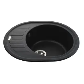 Гранітна мийка Globus Lux ARNO графіт 620х500мм-А0001 №3