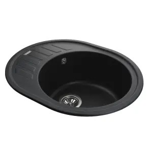 Гранітна мийка Globus Lux ARNO графіт 620х500мм-А0001 №4