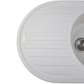 Гранитная мойка Globus Lux OHARA жемчужный 770х500мм №5