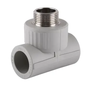 Тройник наружная резьба Vsplast PPR 20х1/2'' ** 1016 №1