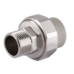 Муфта разборная нар. резьба (латунь) PPR 20х1/2″ LIGHT 1018 №1