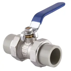 Кран кульовий(латунний корпус) Vsplast PPR ф32 1020 №1