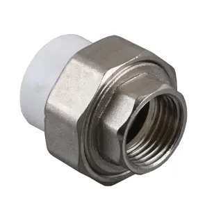 Муфта РАЗБОРНАЯ внутренняя резьба Kalde PPR ф40х1 1/4 (белый) 12098 №1