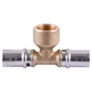Тройник с внутренней резьбой пресс APE ITALY AP 132 16х1/2″х16 №1