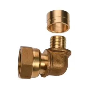 Колено натяжное с накидной гайкой ISOLTUBEX 20x3/4″ СTMCC2034 №1