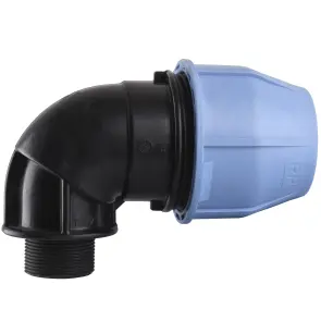 Коліно ПНД Vsplast 63*1 1/2 '' ЗР 4003 №1