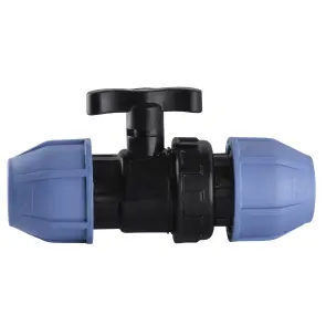 Кран кульовий ПНД Vsplast 40 6001 №1