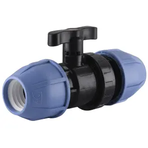 Кран кульовий ПНД Vsplast 40 6001 №2