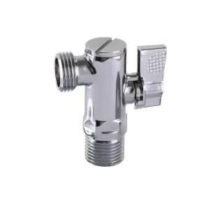 Кран шаровый угловой с фильтром SOLOMON 1/2″x1/2″ А7041(7043) №4