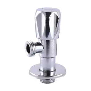 Кран вентильний кутовий Professional 1/2″X1/2″ NV-QP999 №1
