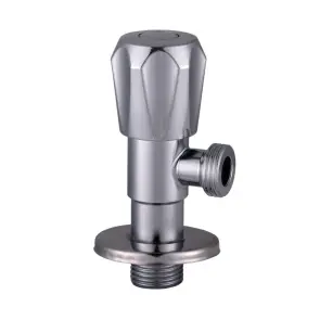 Кран вентильний кутовий Professional 1/2″X3/4″ NV-QP999 №2