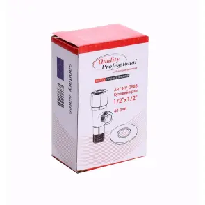 Кран кульовий кутовий Professional 1/2″х1/2″ NV-QP888 №3