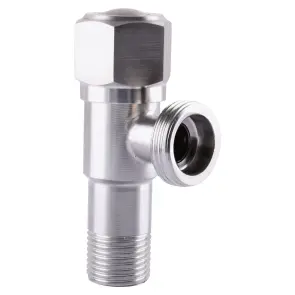 Кран кульовий кутовий Professional 1/2″х3/4″ NV-QP888 №3