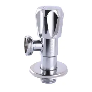 Кран вентильний кутовий Professional 1/2″X3/4″ NV-QP999 №3