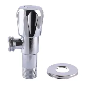 Кран вентильний кутовий Professional 1/2″X1/2″ NV-QP999 №4