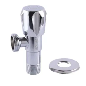 Кран вентильний кутовий Professional 1/2″X3/4″ NV-QP999 №4