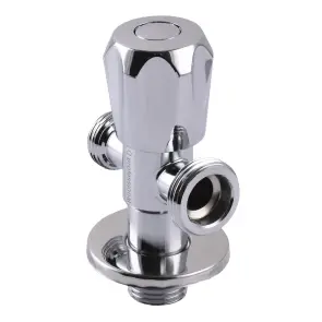 Кран вентильний кутовий Professional 1/2″X1/2″X3/4″ NV-QP555 №2