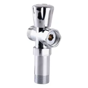 Кран вентильний для пральної машини SELBA 3/4″x3/4″x3/4″ з подовжувачем A7250 №2