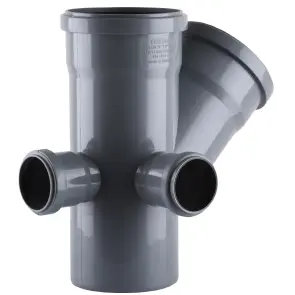 Хрестовина VSplast 2пл перех 110х110х45°+2(50х90°) (лівий та задній відвід) №1