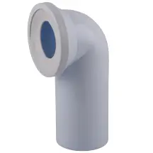Колено OPTIMUM для унитаза 90° D110 пластик OPTI 41410/296