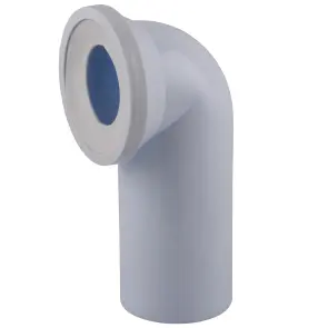 Коліно OPTIMUM для унітазу 90 ° D110 пластик OPTI 41410/296 №1