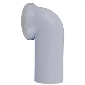 Коліно OPTIMUM для унітазу 90 ° D110 пластик OPTI 41410/296 №2