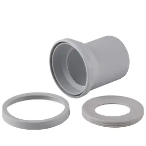 Патрубок OPTIMUM для унітазу зі зміщенням 15 мм D110 L155 мм OPTI 51110/155 №2