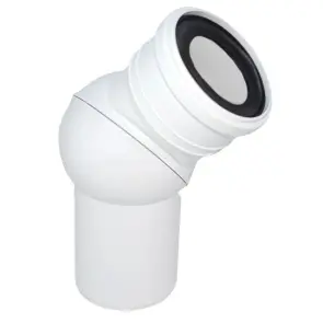 Колено универсальное Waterstal WC Ø110 45°/90° №1