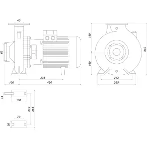 Насос моноблочний IR 40-200B 5,5 кВт SAER (48.8 м3/год, 40 м) №5