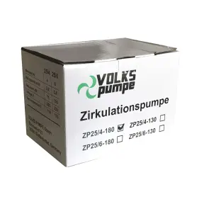 Насос циркуляційний VOLKS pumpe ZP25/4 180мм + гайки №3