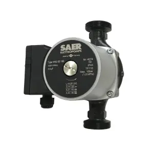 Насос циркуляционный SAER W55-25 180мм + гайки №1