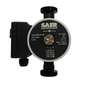Насос циркуляционный SAER W55-25 180мм + гайки №2
