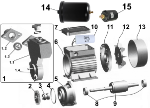 Насосная станция VOLKS pumpe WZ370 0,37кВт бак 2л №7