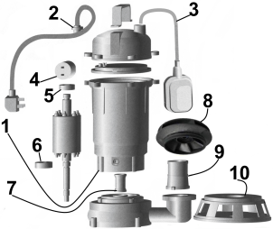 Насос дренажный VOLKS pumpe QDX1500 1,5кВт №10
