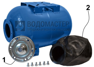 Гидроаккумулятор 80л Zilmet ultra-pro 10bar ГОРИЗОНТАЛЬНЫЙ (1100008005 ) №2