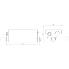 Каналізаційна установка VOLKS pumpe WC 250 №5