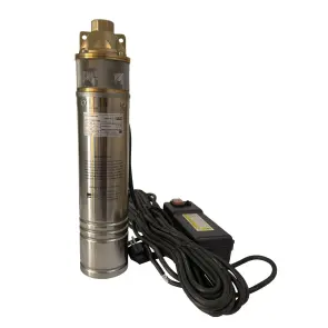 Насос скважинный вихревой VOLKS pumpe 4SKm100 0,75кВт + кабель 15м и пульт №1