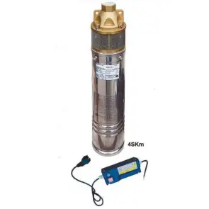 Насос скважинный вихревой VOLKS pumpe 4SKm150 1,1кВт + кабель 15м и пульт №2