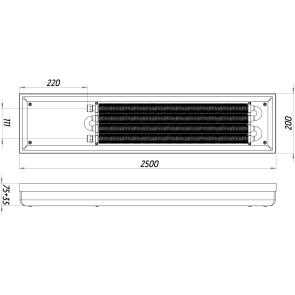 Конвектор ТС70-2500/200-Comfort-4su (без решітки) №3