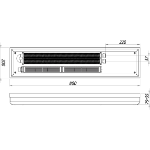Конвектор ТС70-800/200-Turbo-2br (без решітки) №3