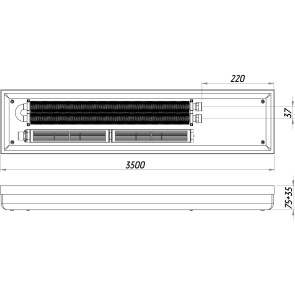 Конвектор ТС70-3500/200-Turbo-2br (без решітки) №3