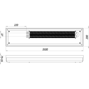 Конвектор ТС70-3500/200-Eco-2bl (без решітки) №3