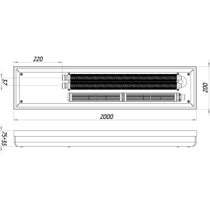 Конвектор ТС70-2000/200-Turbo-2sl (без решітки) №3
