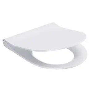 Кришка для унітазу Cersanit ZEN CITY URBAN HARMONY OVAL slim дюропл. вільнопадаюче, легкознімне №1