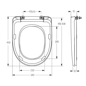Сидіння для унітазу SoloPlast СПМ-5 №9